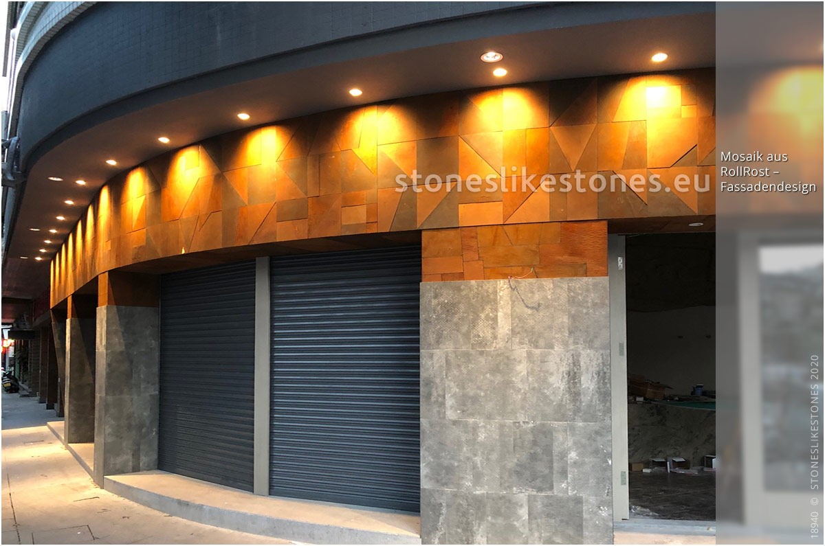 Rostdekor StoneslikeStones 18940 – RRG – Mosaik Fassade – China