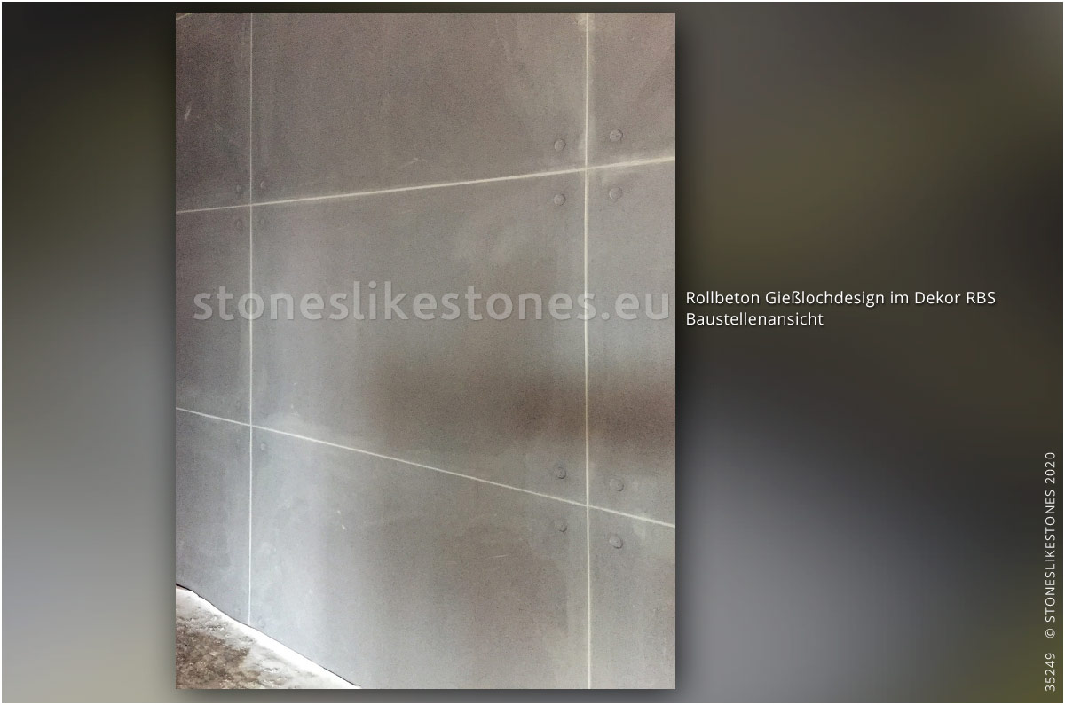 Betondekor StoneslikeStones 35249 – RollBeton Betonoptik RBS Giesslochdesign