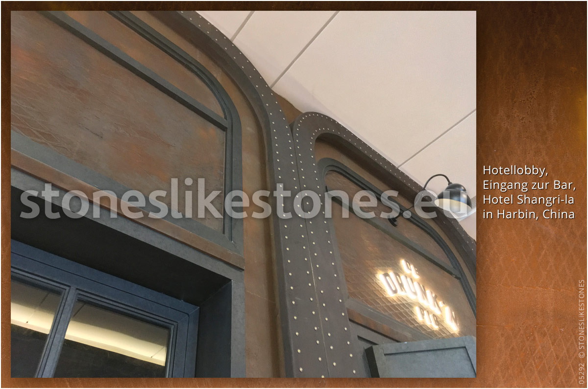 Rostdekor StoneslikeStones 05292 – Rosteffekt Mit Rosttapete Hotel Bar Drunken Pig