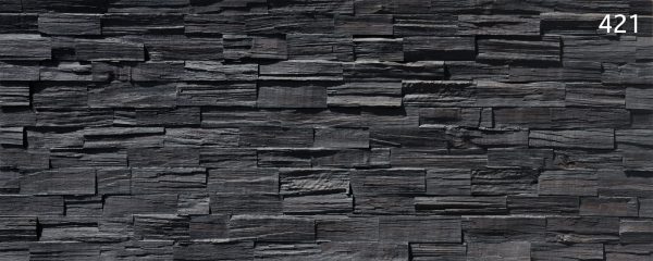 Holzdesignpaneel 421 Duelas negro · ca. 3,30x1,30 m – Download mit Rechtsklick