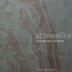StoneslikeStones Dünnschiefer LB1500 MOLTO ROSA Buntschiefer