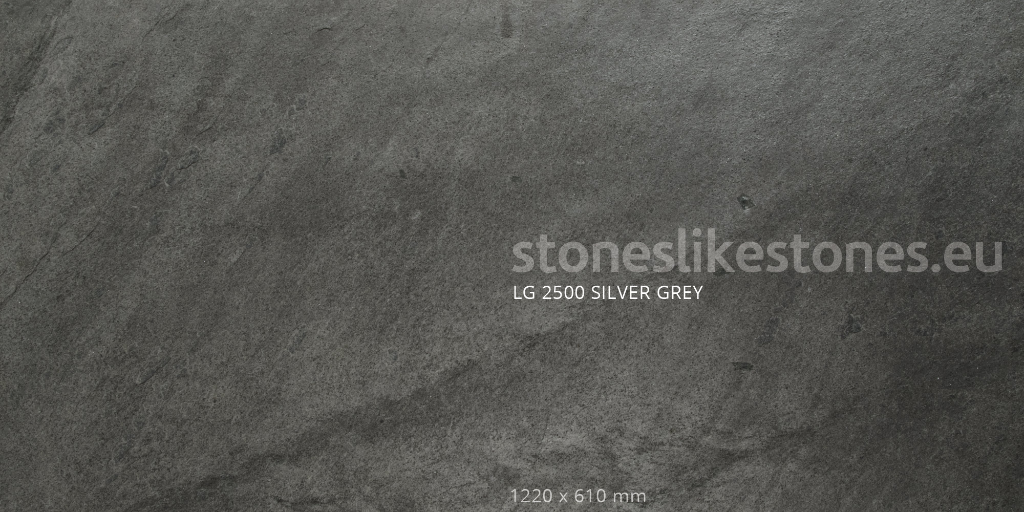 Dünnschiefer LG 2500 Silver Grey