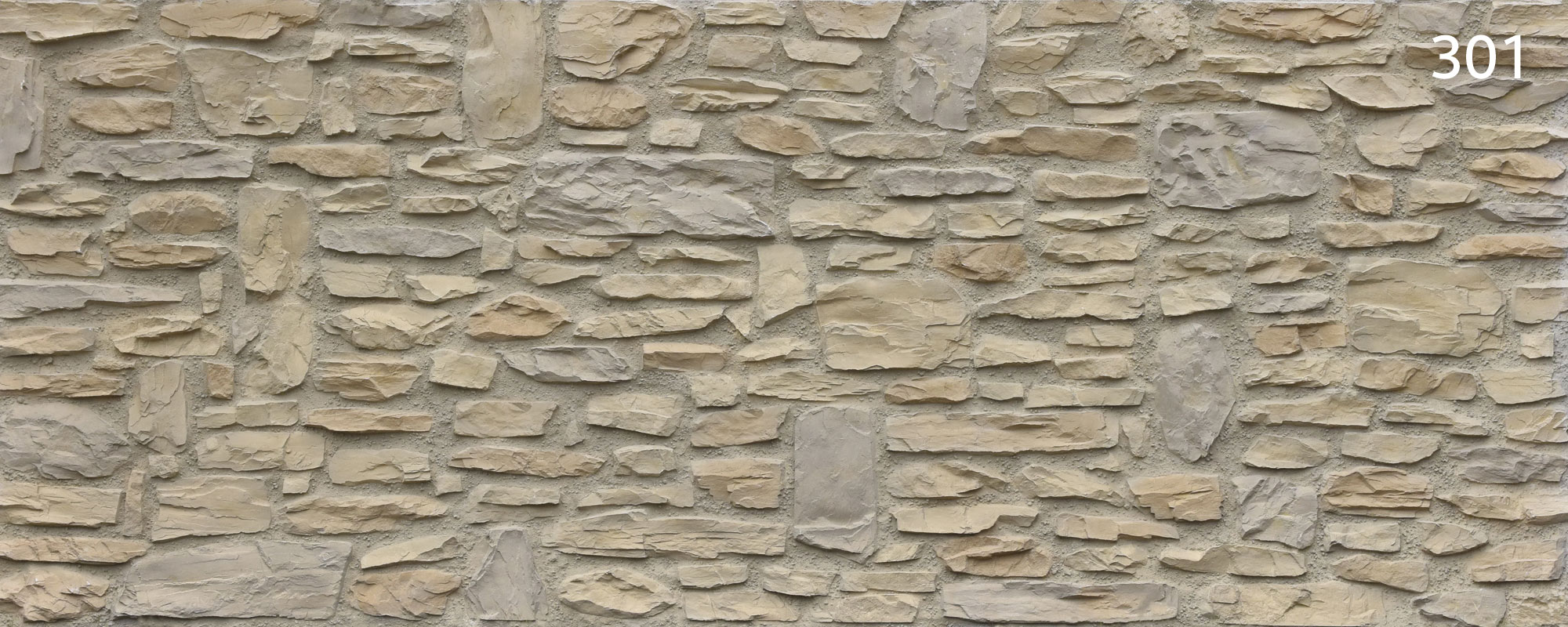Steinpaneel 301 Rustica cobriza - ca. 3,31 x1,33 m