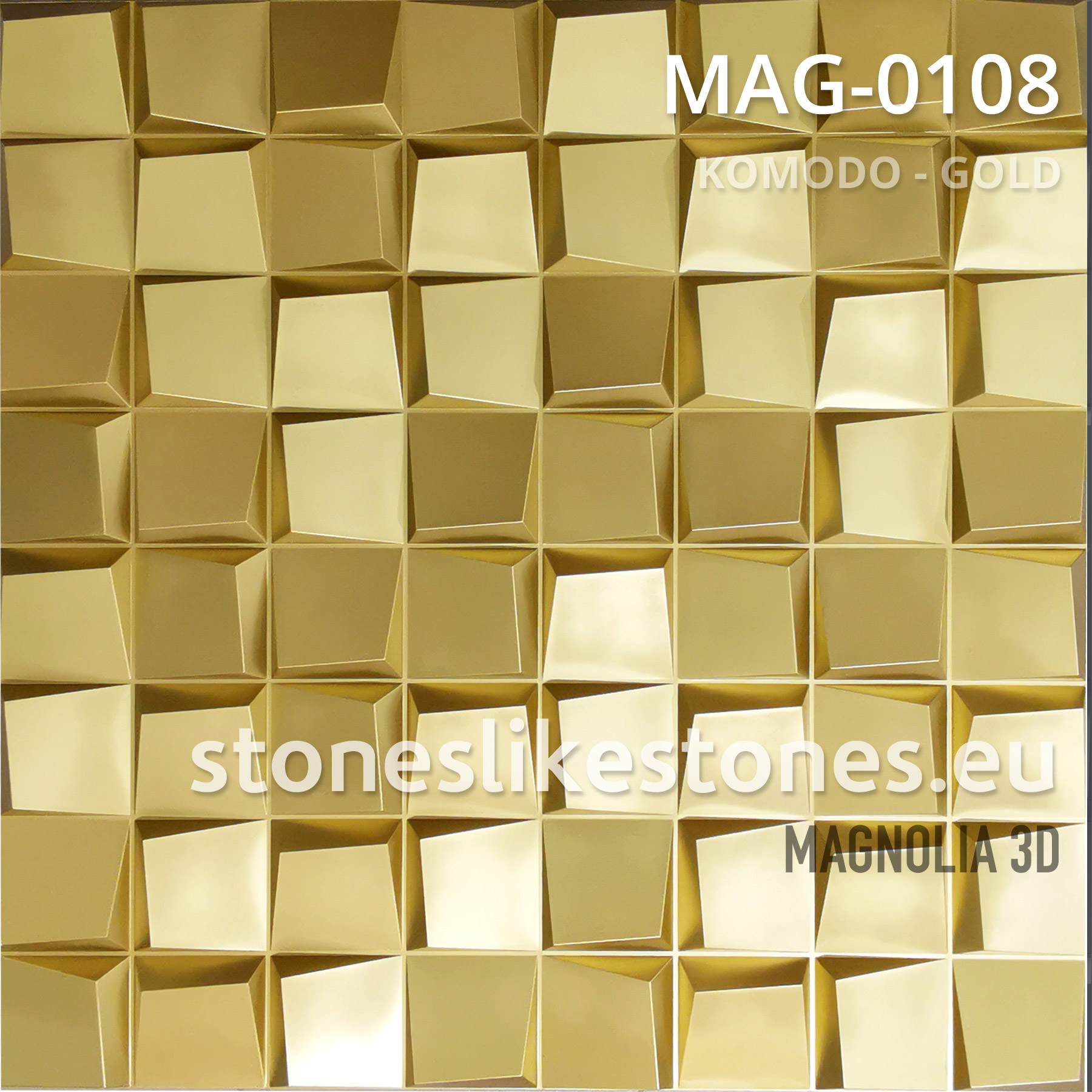 Magnolia 3D – MAG-0108 KOMODO – GOLD