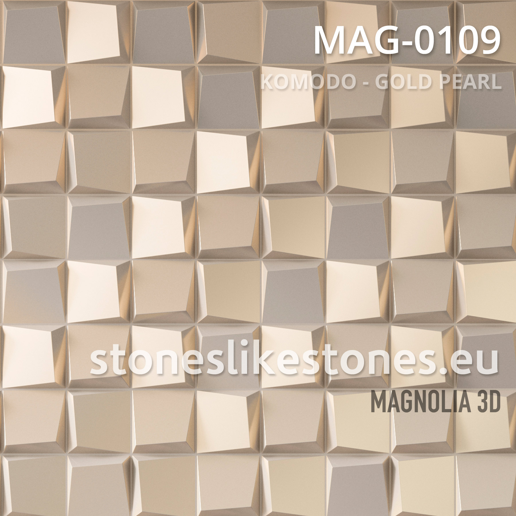 Magnolia 3D – MAG-0109 KOMODO – GOLD PEARL