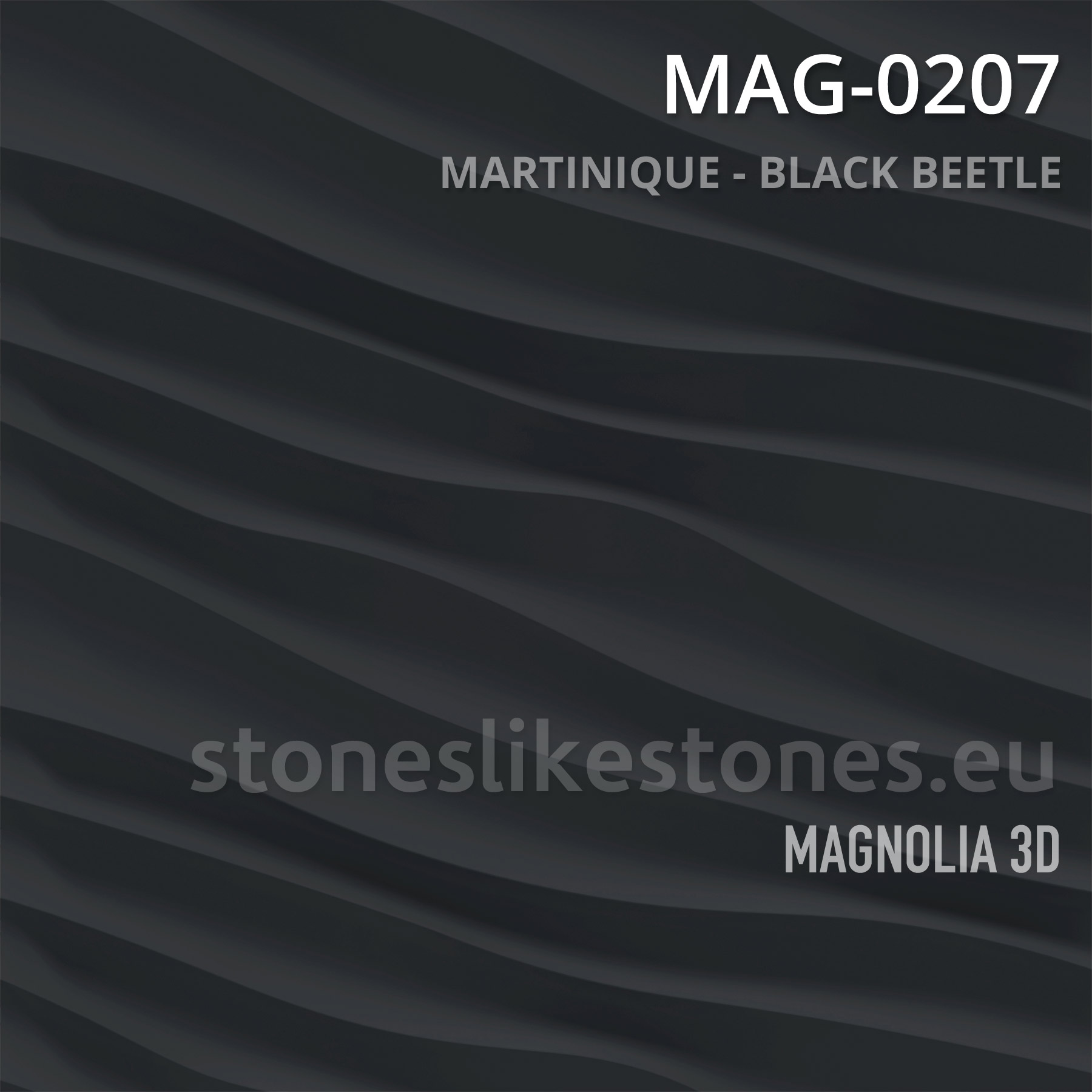 Magnolia 3D – MAG-0207 MARTINIQUE – BLACK BEETLE