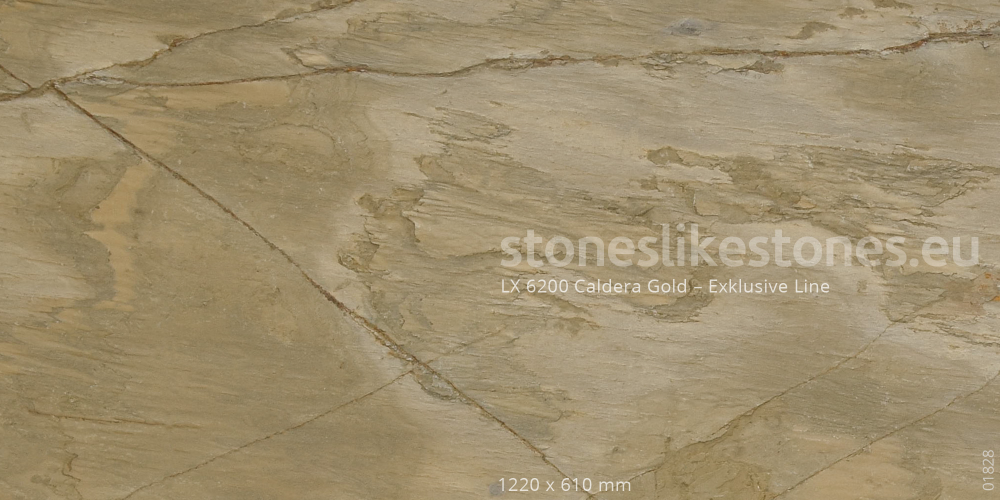 StoneslikeStones EXCLUSIVE LINE LX 6200 Caldera Gold 1828