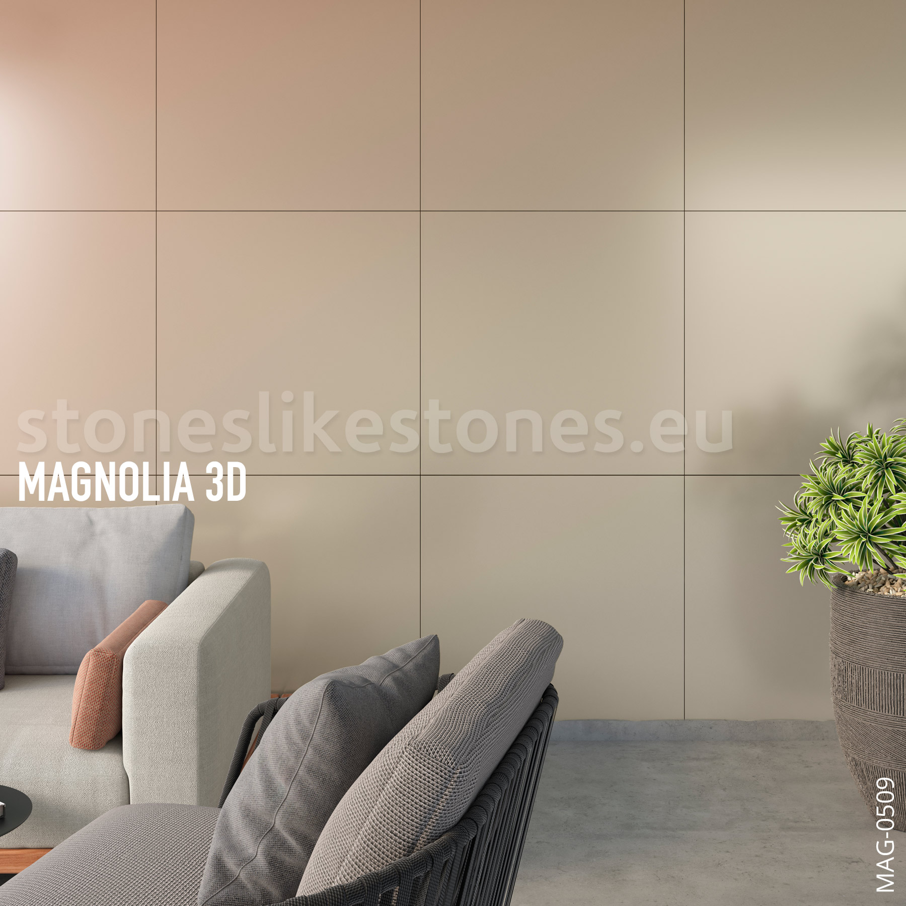 Magnolia 3D – MAG-0102 KOMODO – NACRE