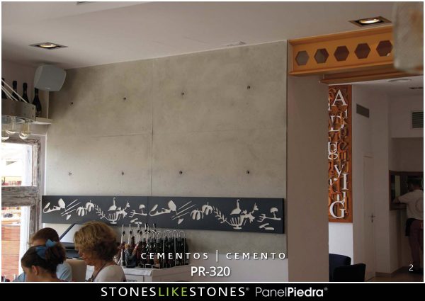 StoneslikeStones PanelPiedra 109 PR-320 - Cementos CEMENTO Gastro 2