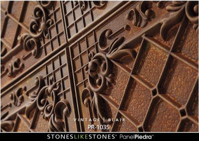 StoneslikeStones PanelPiedra 205 PR-1035 - Vintage BLAIR rost Detailansicht