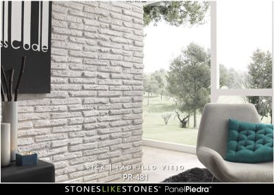 StoneslikeStones PanelPiedra 301 PR-481 - Brick LADRILLO VIEJO Ambiente 1