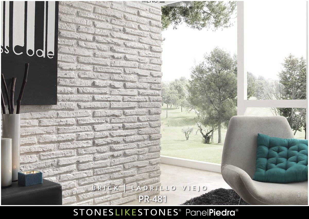 StoneslikeStones PanelPiedra 301 PR-481 - Brick LADRILLO VIEJO Ambiente 1