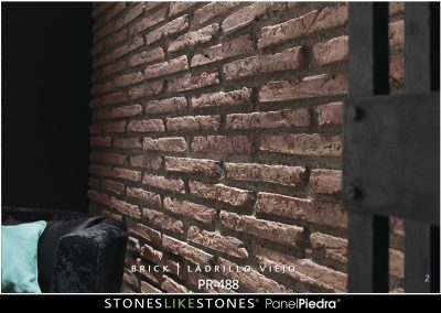 StoneslikeStones PanelPiedra 301 PR-488 - Brick LADRILLO VIEJO Ambiente 2