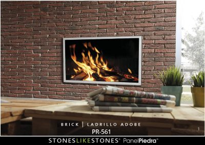 StoneslikeStones PanelPiedra 303 PR-561 - Brick ADOBE Wohnen 1