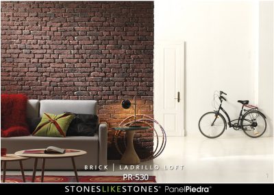 StoneslikeStones PanelPiedra 305 PR-530 - Brick LADRILLO LOFT Wohnen 1