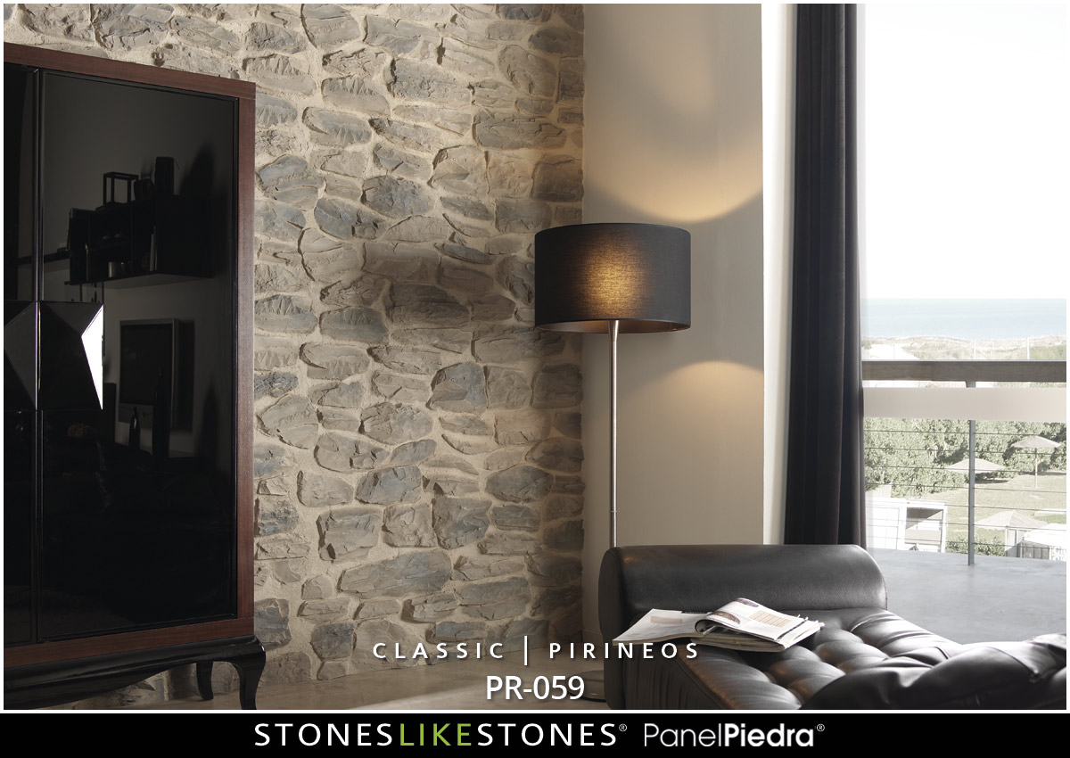 StoneslikeStones PanelPiedra 520 PR-059 - Classic PIRINEOS lichtgrau 1