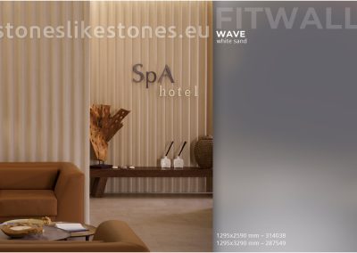 StoneslikeStones FitWall S17 - WAVE white sand