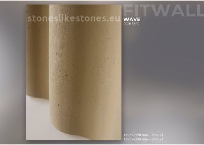 StoneslikeStones FitWall S18 - WAVE ocre sand