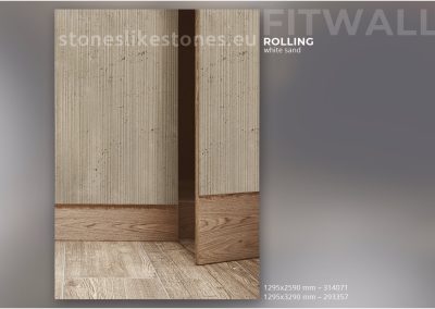 StoneslikeStones FitWall S29 - ROLLING white sand