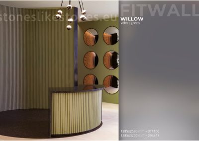 StoneslikeStones FitWall S45 - WILLOW velvet green