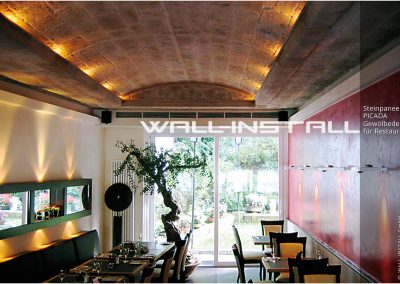 Wall-Install 00056 – PICADA-Gewölbe – Restaurant