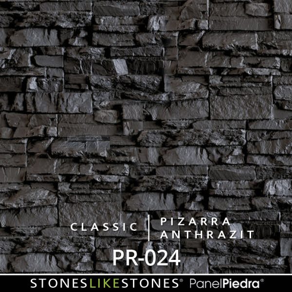 StoneslikeStones PanelPiedra PR-024 PIZARRA anthrazit