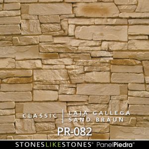StoneslikeStones PanelPiedra PR-082 LAJA GALLEGA sandbraun