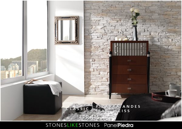 StoneslikeStones PanelPiedra PR-415 Classic PIZARRA ANDES ital. weiss – Ambiente 1 – Download mit Rechtsklick