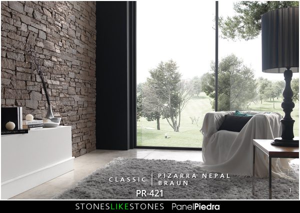StoneslikeStones PanelPiedra PR-421 PIZARRA NEPAL braun – Wohndesign 1 – Download mit Rechtsklick