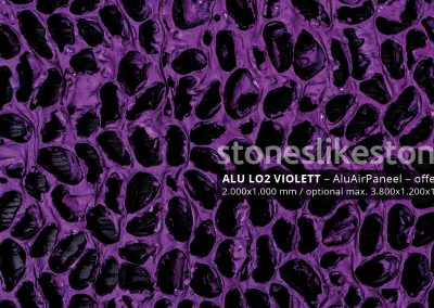 StoneslikeStones AluAirPaneel 28725 Muster - violett