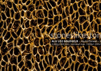 StoneslikeStones AluAirPaneel 28729 Muster - goldgelb