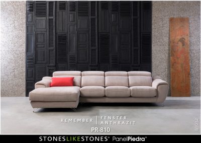 StoneslikeStones PanelPiedra PR-810 Remember FENSTER anthrazit – Ambiente Abb. 81012