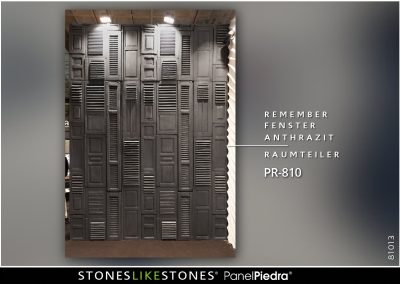 StoneslikeStones PanelPiedra PR-810 Remember FENSTER anthrazit – Ambiente Abb. 81013