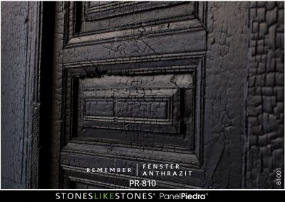 StoneslikeStones PanelPiedra PR-810 Remember FENSTER anthrazit – Detailansicht Abb. 81001