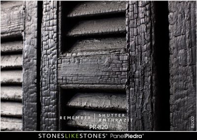 StoneslikeStones PanelPiedra PR-820 Remember SHUTTER anthrazit – Detailansicht Abb. 82002