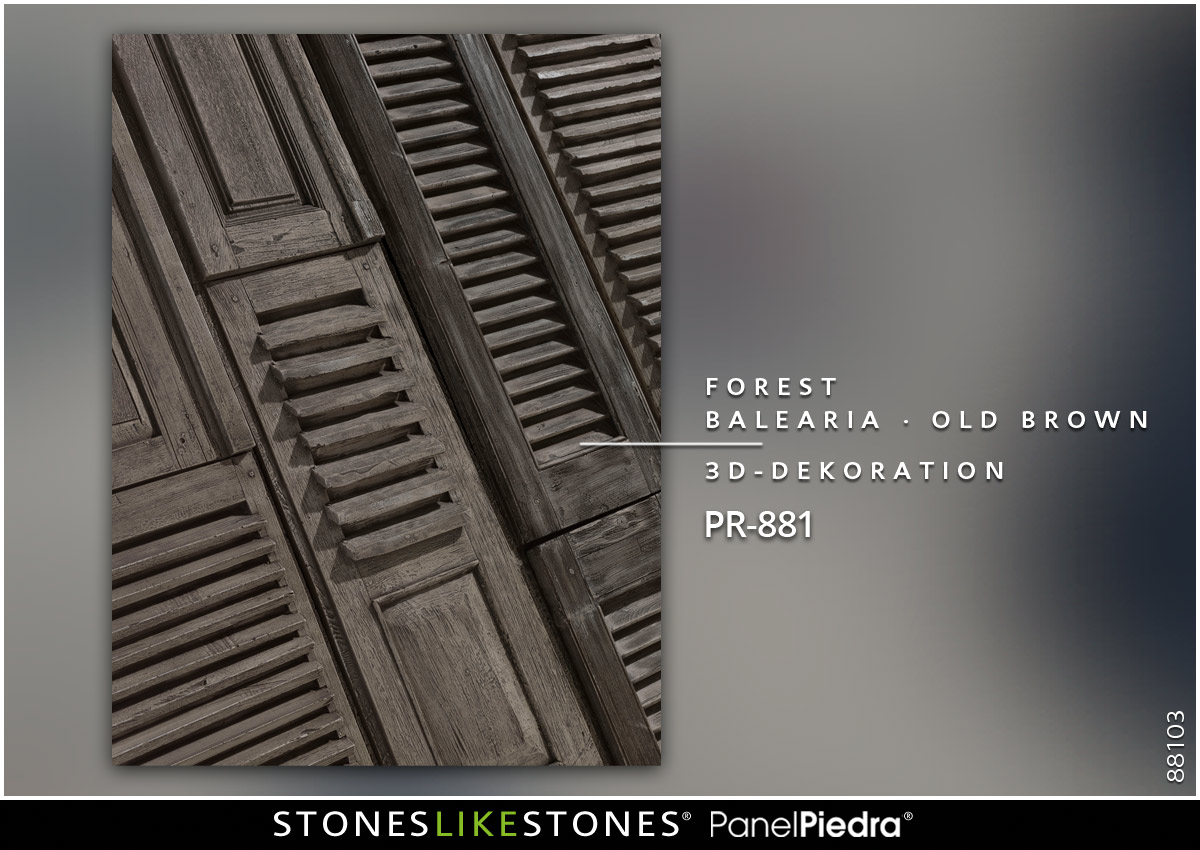 StoneslikeStones RanelPiedra PR-881 Forest BALARIA old brown – Dekoration 88103 – Download mit Rechtsklick