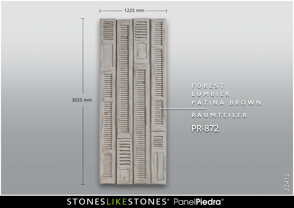 StoneslikeStones RanelPiedra PR-872 Forest LUMBIER patina brown – Muster 22412 – Download mit Rechtsklick