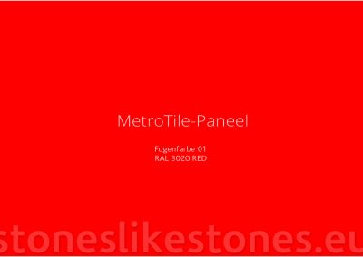 StoneslikeStones MetroTile Fugenfarbe 01 – RAL 3020 RED – Download mit Rechtsklick