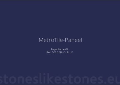 StoneslikeStones MetroTile Fugenfarbe 02 – RAL 5010 NAVY BLUE – Download mit Rechtsklick