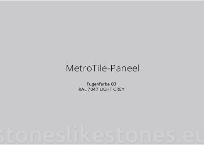 StoneslikeStones MetroTile Fugenfarbe 03 – RAL 7047 LIGHT GREY – Download mit Rechtsklick
