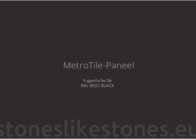 StoneslikeStones MetroTile Fugenfarbe 06 – RAL 8922 BLACK – Download mit Rechtsklick