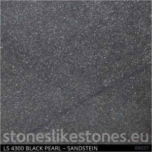 StoneslikeStones Dünnschiefer Sandstein LS4300 BLACK PEARL - 05027 - Muster - Download mit Rechtsklick