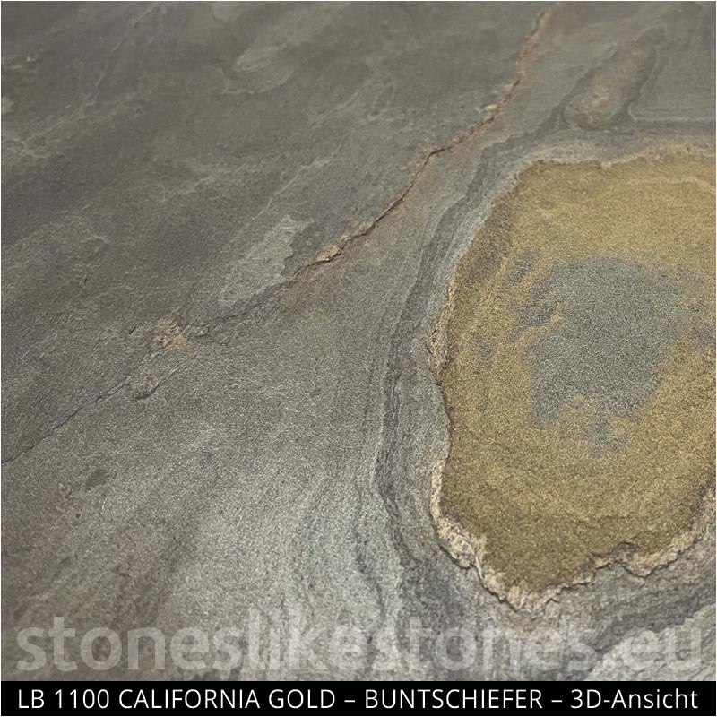 StoneslikeStones Dünnschiefer LB1100 CALIFORNIA GOLD 3D-Ansicht - Download mit Rechtsklick