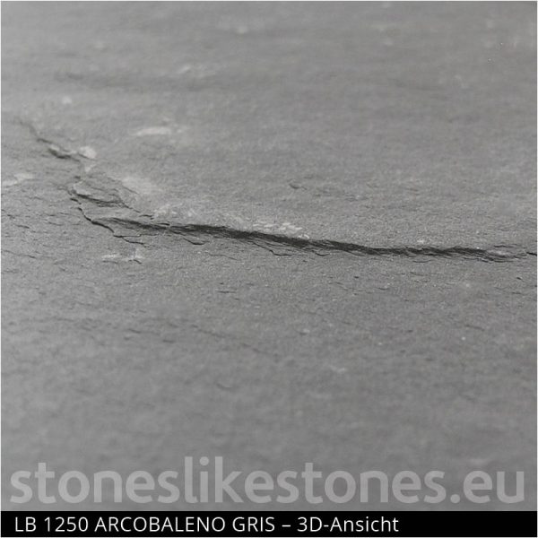 StoneslikeStones Dünnschiefer LB1250 ARCOBALENO GRIS 3D-Ansicht - Download mit Rechtsklick