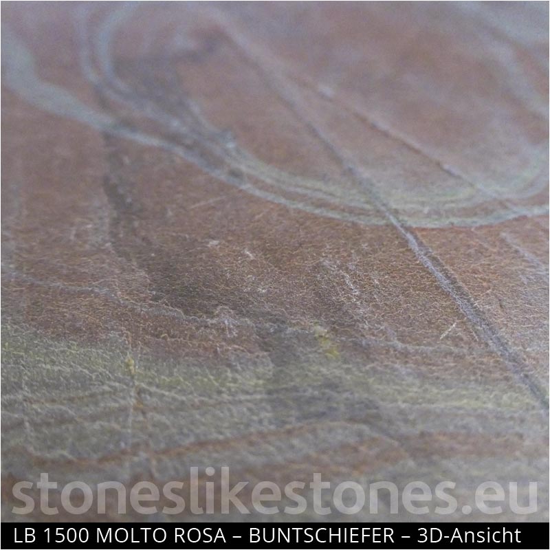 StoneslikeStones Dünnschiefer LB1500 MOLTO ROSA 3D-Ansicht - Download mit Rechtsklick