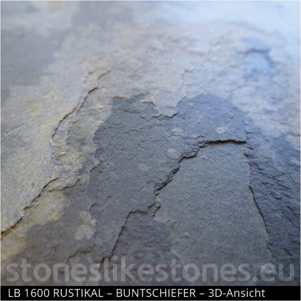 StoneslikeStones Dünnschiefer LB1600 RUSTIKAL 3D-Ansicht - Download mit Rechtsklick