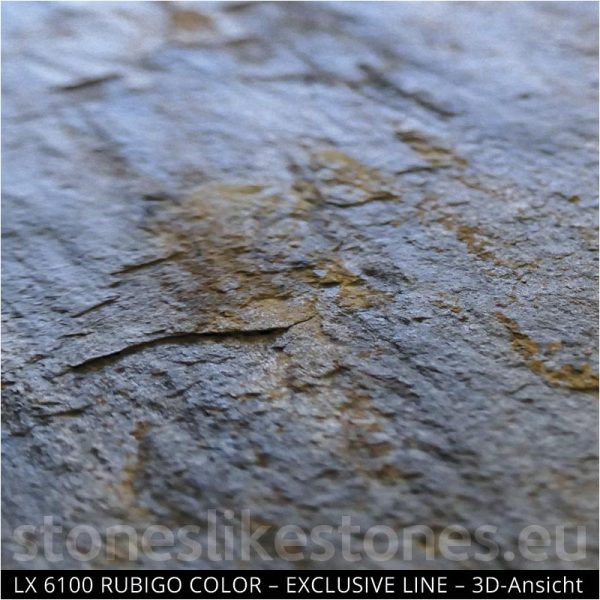 StoneslikeStones Dünnschiefer LX6100 RUBIGO COLOR 3D-Ansicht - Download mit Rechtsklick