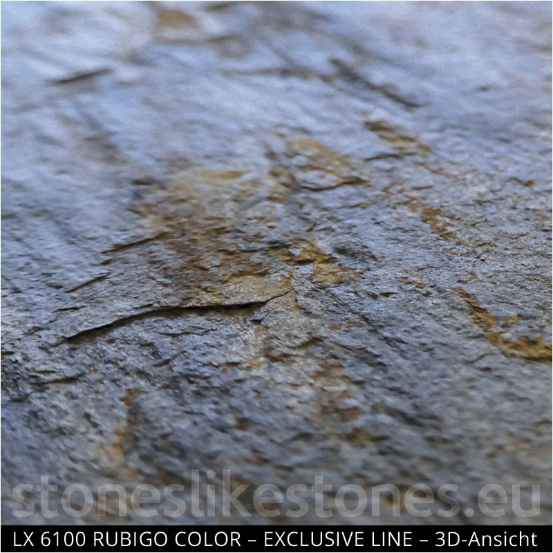 StoneslikeStones Dünnschiefer LX6100 RUBIGO COLOR 3D-Ansicht - Download mit Rechtsklick