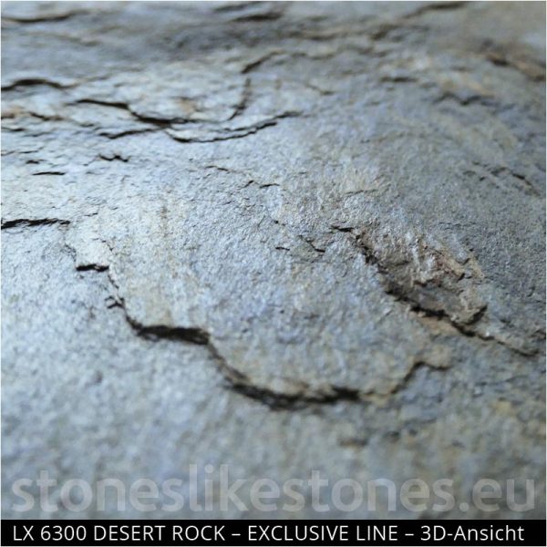 StoneslikeStones Dünnschiefer LX6300 DESERT ROCK 3D-Ansicht - Download mit Rechtsklick