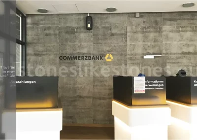 StoneslikeStones Travertin – 13518 – Office-Design Commerzbank